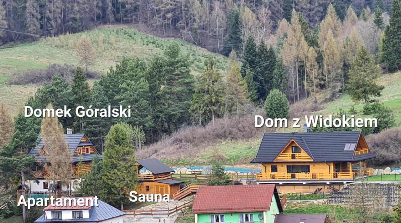 Domek Goralski Nad Czorsztynem - Dom Z Widokiem Kluszkowce Kültér fotó