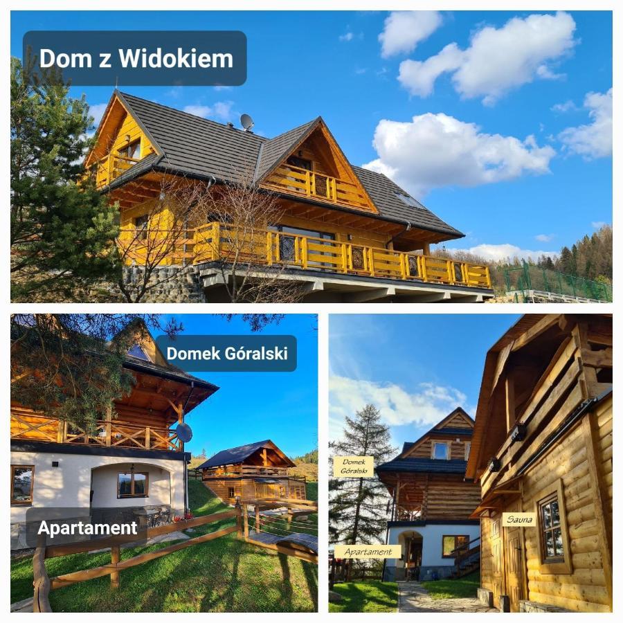 Domek Goralski Nad Czorsztynem - Dom Z Widokiem Kluszkowce Kültér fotó